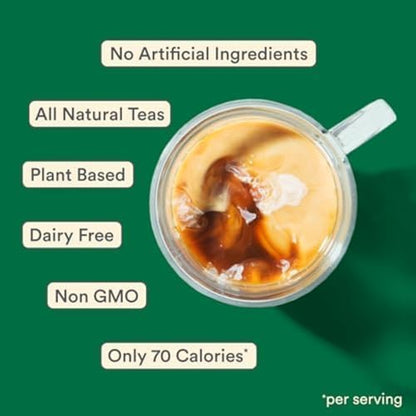 STASH Double Spice Chai Latte - Dairy Free Plant Based Tea Concentrate - Caffeinated - 32 fl oz, 5 Servings