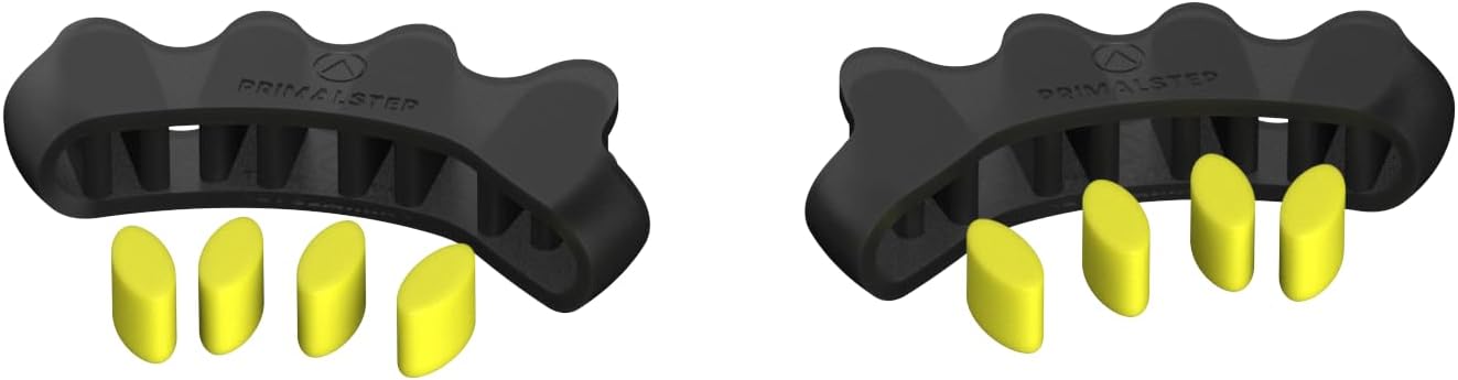 VYCE PrimalStep Toe Separators, Spreaders, Spacers, Straightener to Correct Toes for Men and Women, Bunion Corrector, Plantar Fasciitis and Athletic Mobility, S/M