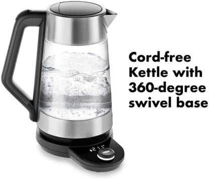 OXO Brew Adjustable Temperature Kettle, Electric Kettle, Stainless Steel