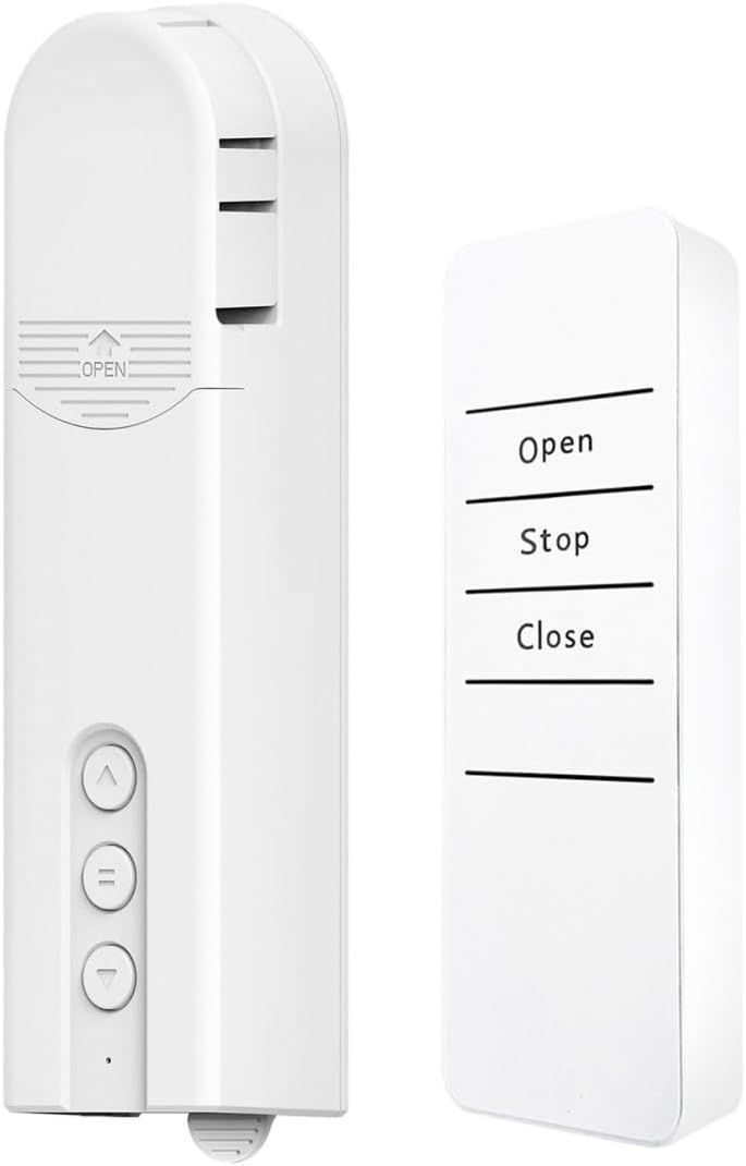 Automatic Curtain Opener and Closer, Motorized Curtains with Remote, Automatic Blind Opener, Automatic Curtain Rod, 2 Type Wireless Connection App Control Voice Assistant Compatible