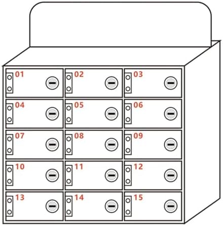 6-30 Slot Acrylic Phone Locker - Durable Charging Station for Classroom, Office, Events | Secure, Organized Storage for Multiple Devices