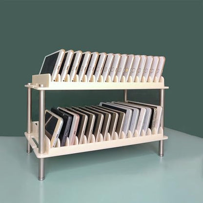X-Large Cell Phone Holder for Classroom & Family Time, Anti-Slip Design with Grooves, Perfect for Home, School & Office Use - Versatile Phone Box
