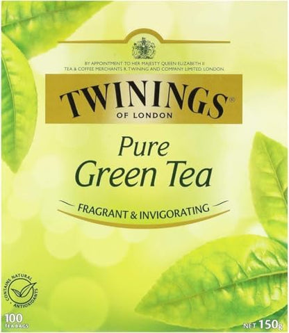 Twinings Tea – All Natural, Pure Green Tea Bags – 100 Count