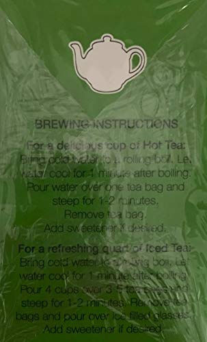 Trader Joes Green Tea, one box of 48 tea bags, hot or cold