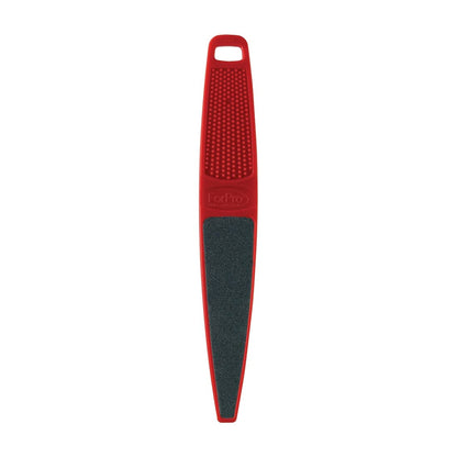 ForPro Professional Collection Red Panda Foot File, 60/100 Grit, Double-Sided Pedicure File for Feet and Heels, 10.5” L (Pack of 6)