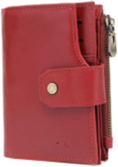 Anti-Lost Bluetooth Wallet Tracker Finder, Slim Trifold Cowhide Mens Wallet with ID Window Credit Card Holder Pocket (Coffee2-OLD)
