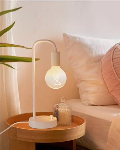 ONEWISH Industrial Table Lamp for Bedroom, Fully Dimmable Modern Bedside Lamps with 2700K Warm Light Bulb for Kids Reading, Minimalist Nightstand Lamps for Living Room, Office (Bulb Included)
