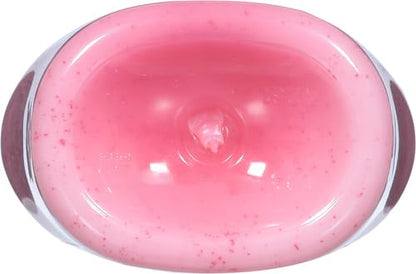 OGX Sensitive + Rose Water & Pink Sea Salt Exfoliating Body Scrub + Rose Quartz, Gentle Exfoliating Daily Body Wash Softens Skin, Body Scrub for Women, Sulfate-Free Surfactants, 19.5 fl oz