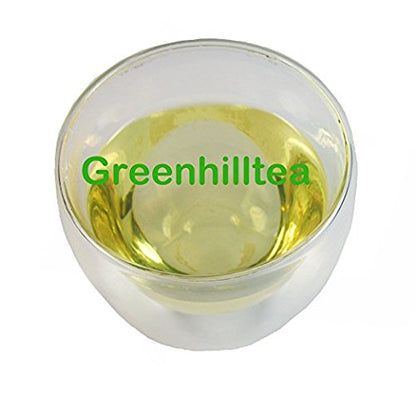Greenhilltea Decaf Jasmine Green Tea, Green Tea CO2 naturally processed Caffeine-Free Tea - 8 Oz Bag