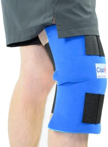 Soft Gel Knee Ice Wrap, Cold Therapy Compression Ice Pack, Universal Size
