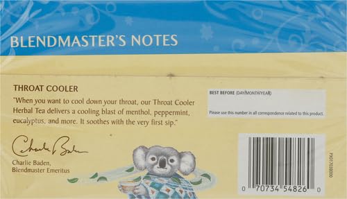 Celestial Seasonings Peppermint Herbal Tea, Caffeine Free, 20 Tea Bags Box (Pack of 6)