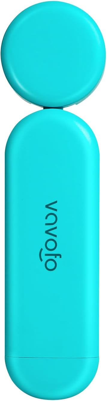 VAVOFO USB Rechargeable Book Light, Blue Light Blocking, Amber Clip-On Bookmark Shaped Reading Light, Eye Care 6 LEDs With 9 Lighting Modes for Bookworms (Grey)