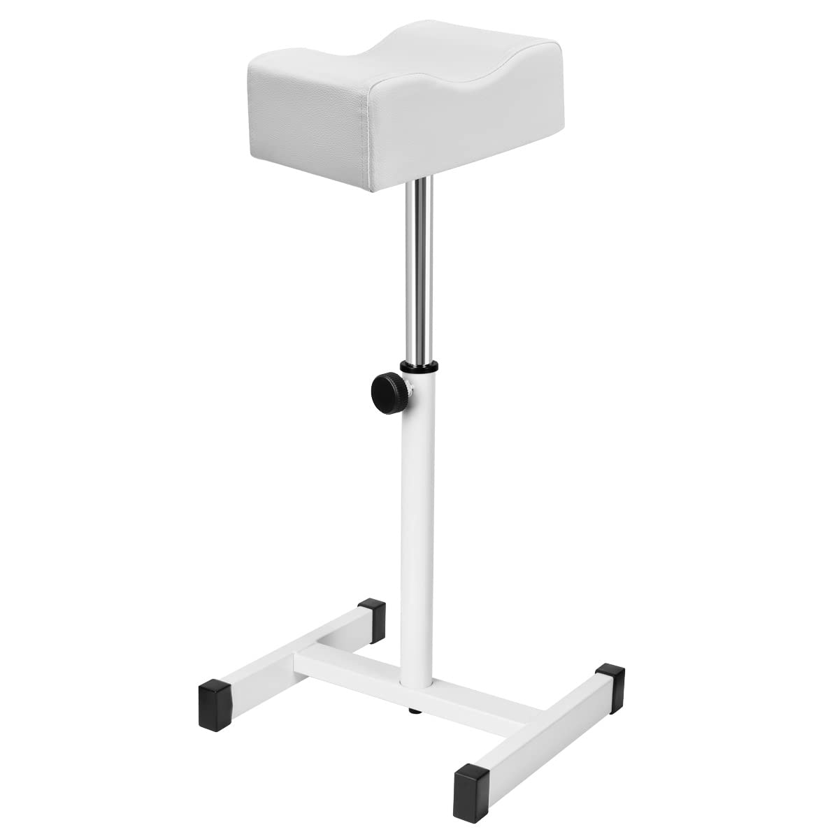 FLOLXNB Pedicure Manicure Footrest, Foot Massage Manicure Nail Beauty Stool Stand, Adjustable Height Footstool for Home Beauty Salon Spa Tattoo (Pink)