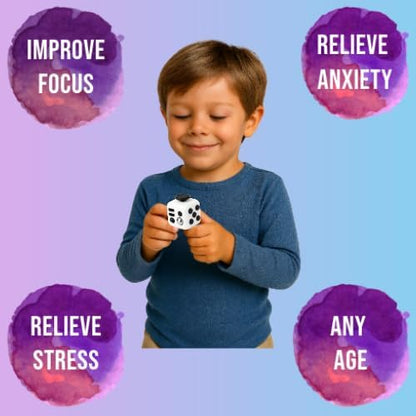 Fidget Gadget Toy - Premium Quality Stress Relief Cube Toy for Adults and Kids - Improve Focus, Relieve Anxiety, and Increase Productivity - Durable and Portable Design