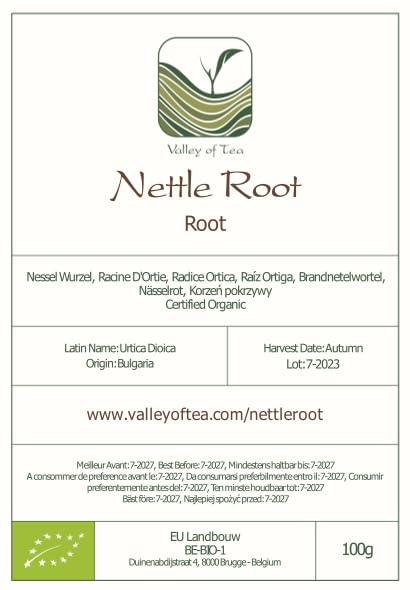 Nettle Root Organic Dried Cut Herb - Traditional Herbal Tea