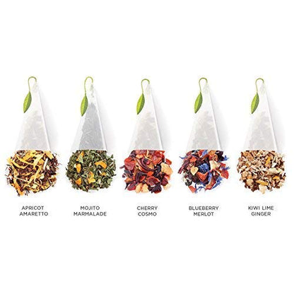 Tea Forte Tea Sampler, 20 Pyramid Infuser Bags, Premium Tea Gift Set