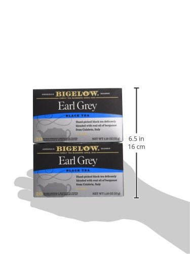 Bigelow Tea Black Tea 6 Flavor Variety Pack, Caffeinated Tea with Mint, Lemon, Constant Comment, English Teatime, Earl Grey, and Vanilla Chai, 20 Count Box (Pack of 6), 120 Total Tea Bags