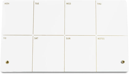 Desktop Acrylic Weekly Planner Whiteboard with Stand,12"X6"-Small,Dry Erase Weekly Planner for Desk,Acrylic Desk Calendar Dry Erase,Pink Dry Erase Board for Office Home School-ZMZL-P-1530