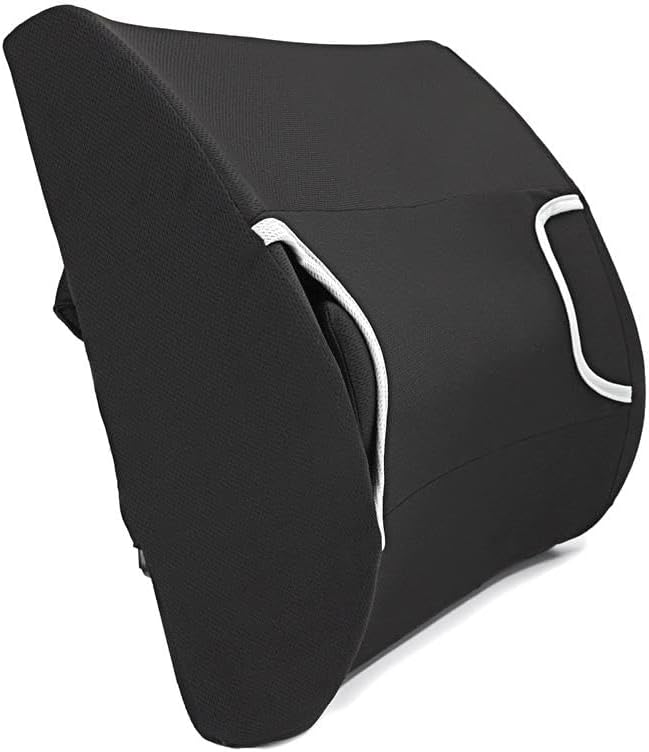 Vaunn Medical Seat Cushion, Lumbar Back Support Pillow for Office Chair with Removable Firm Insert