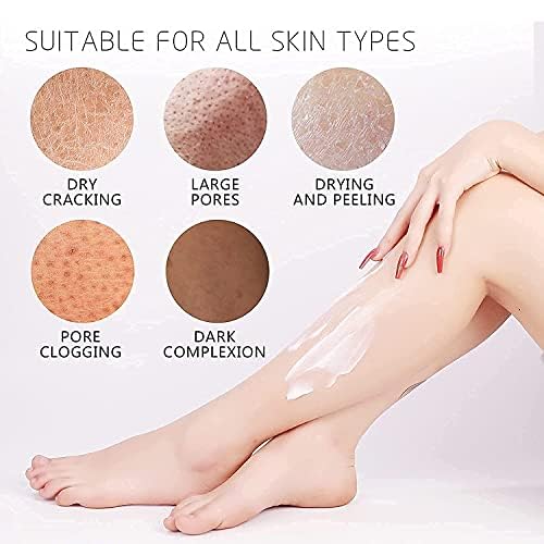 Pedicure Kit Foot Soak Set: Bubble Salt, Sugar Scrub, Massage Mask, Massage Lotion in a Box, 4 Step Foot Spa Kit for Dry Feet, Softens Calluses, Tired Feet（3 Set Lavender) - Colors A