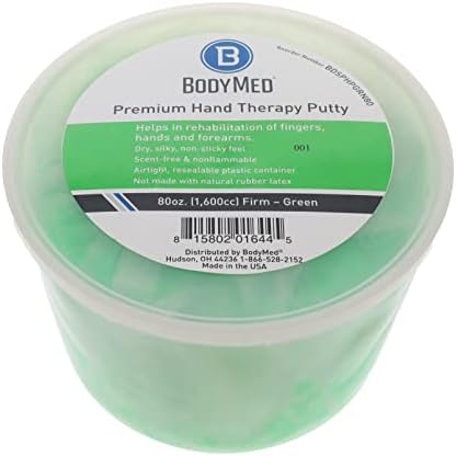 BodyMed Premium Hand Therapy Putty, Yellow, 6 Oz., Soft, Strengthening Therapy Putty for Physical Rehabilitation