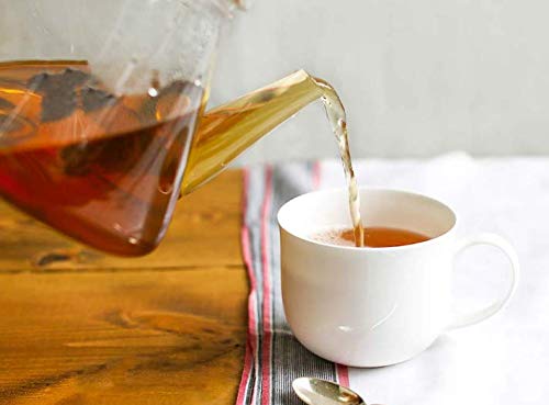 TICK TOCK TEAS Rooibos Earl Grey, Naturally Caffeine Free Red Bush Herbal Tea, Rich in Anti-Oxidants, South African, Superfood, 3.5 Oz, 40 Count, Pack of 4