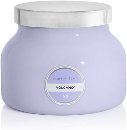 Capri Blue Volcano Scented Candles - Luxury Glass Jar Candles for Home Scented with Tropical Fruit & Sugared Citrus - Soy Wax Blend - Blue Color (19 oz)