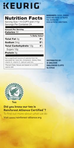 Lipton Honey Ginger Green Tea Bags, 120 Count (20 Count 6-Pack)