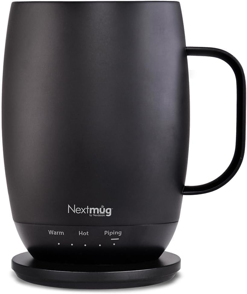 Nextmug - Temperature-Controlled, Self-Heating Coffee Mug