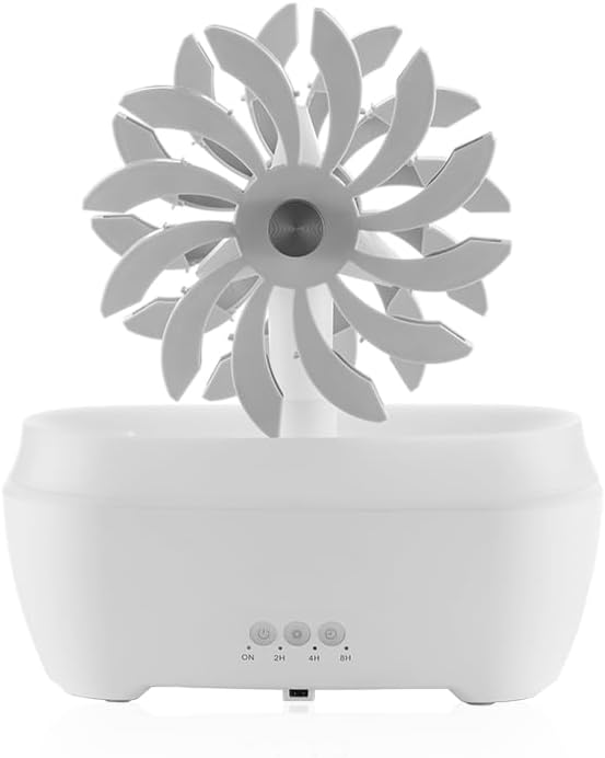 Windmill Aromatherapy Diffuser, 300ml Cloud and rain humidifier, Indoor Aromatherapy Machine, Baby humidifier.