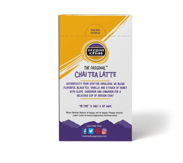 Oregon Chai Vanilla Chai Tea Latte Mix, 10 Ounces (Pack of 1)