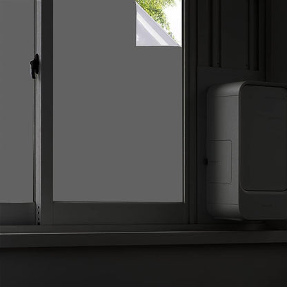 Blackout Window Film, Static Cling Window Tint 100% Light Blocking No-Glue Window Cover for Home Privacy, Room Darkening, Nap Time, Aquarium, Baby Room, Day Sleeping (Matte Black, 17.7x78.7 Inch)