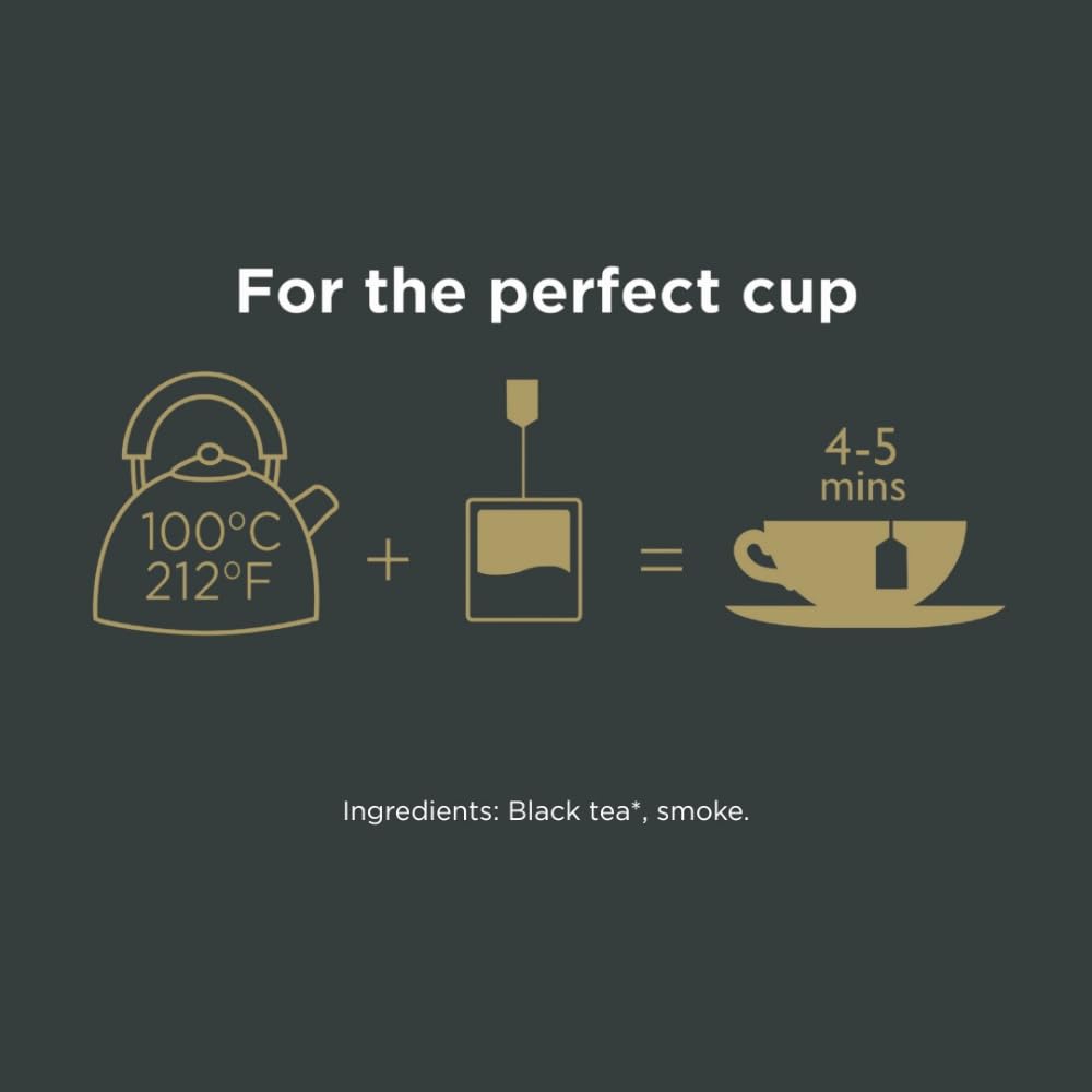 Taylors of Harrogate Lapsang Souchong Black Tea Bags, 50ct (Pack of 6)