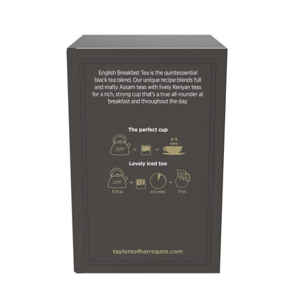 Taylors of Harrogate English Breakfast Black Tea, 50ct (Pack of 6)