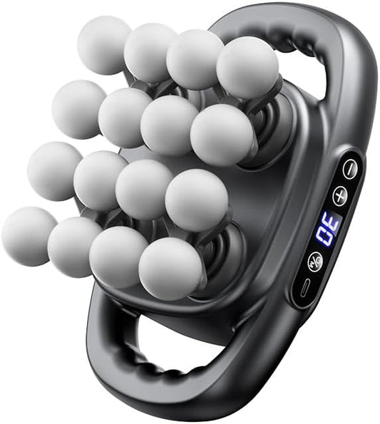 IKG 16 Head Massage Gun Deep Tissue, Body Massage for Back, Shoulders, Neck, Legs, Foot, Massage Gun deep Tissue, Percussion Massager with 3 Modes&30 Intensities Body Muscle Pain Relief, Ideal Gifts