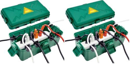Hrensaw Large Outdoor Electrical Box Waterproof(12.5x8.5x5inch),IP54 Waterproof Outdoor Outlet Covers,Weatherproof Extension Cord Covers Protect Outlet,Plug,Timer,Power Strip,Holiday Light,Black
