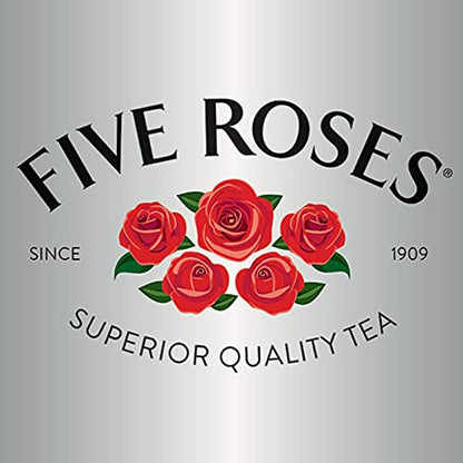 Five Roses Ceylon - 102 Tagless Teabags, (Pack of 1)