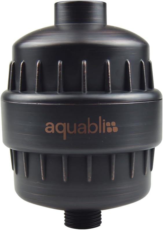 Aquabliss High Output Revitalizing Shower Filter - Reduces Dry Itchy Skin, Dandruff, Eczema, and Dramatically Improves The Condition of Your Skin, Hair and Nails - Chrome (SF100)