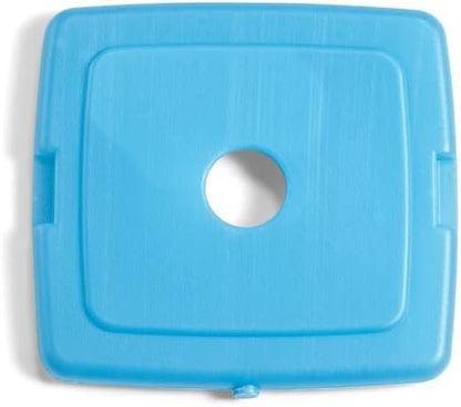 Cool Coolers by Fit + Fresh, 4 Pack Slim Ice Packs, Space Saving Reusable Ice Packs for Lunch Boxes or Coolers