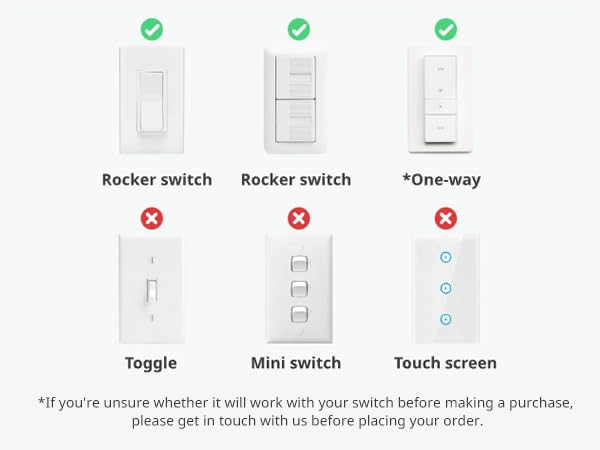 Switchbot Smart Switch Button Pusher (Bluetooth) – Fingerbot for Rocker Switch/One-Way Buttons with hub 2, App Timer Control, No Wiring, Optional Hub Required for Voice/Remote, White