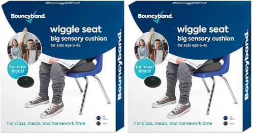 Bouncyband – Wiggle Seat – Purple, 13” D – Large Sensory Cushion for Kids