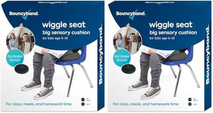 Bouncyband – Wiggle Seat – Purple, 13” D – Large Sensory Cushion for Kids