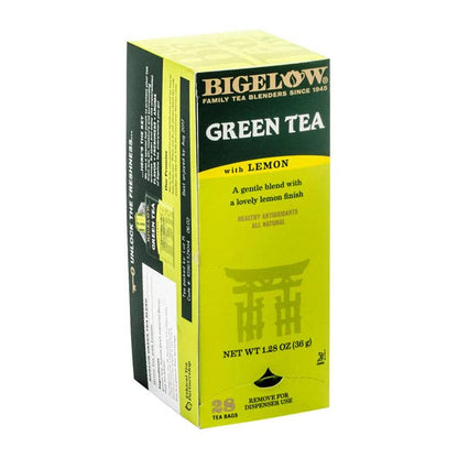 Bigelow Tea Green Tea with Mint, Caffeinated Tea with Green Tea and Peppermint, 20 Count (Pack of 6), 120 Total Tea Bags