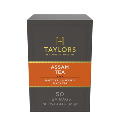 Taylors of Harrogate Assam Black Tea Bags, 50ct (Pack of 6)