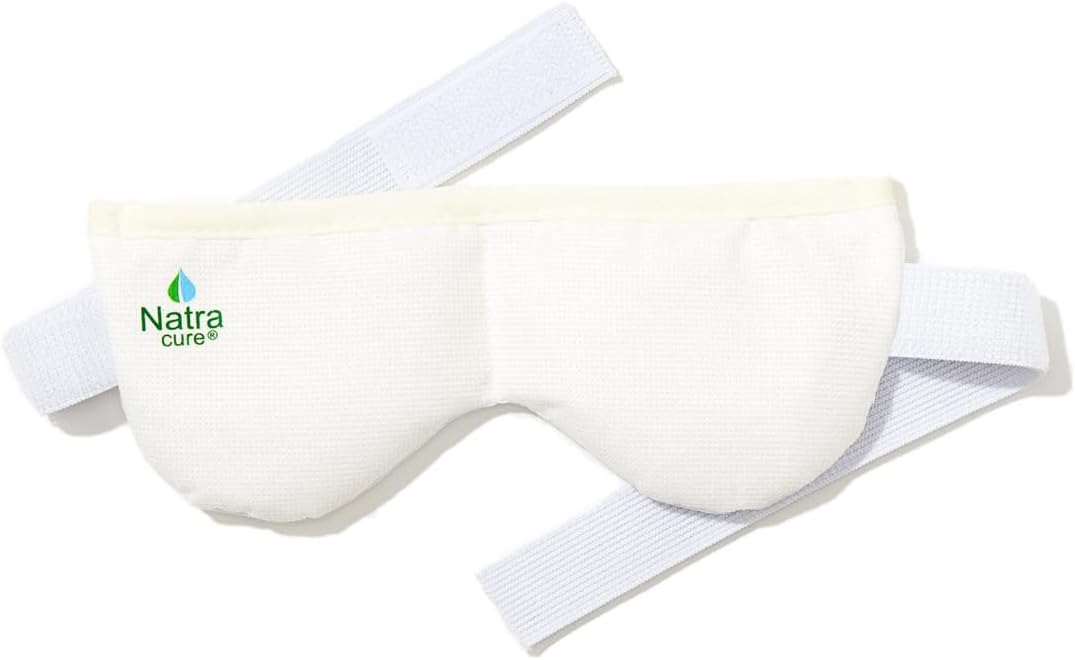 NatraCure Steam Heated Eye Mask – Warm Compress for Eyes, Microwavable for Dry Eyes, Stye Eye Treatment, Heated Eye Masks for Dry Eyes, Steam Eye Mask for Dry Eyes - 417SB RET