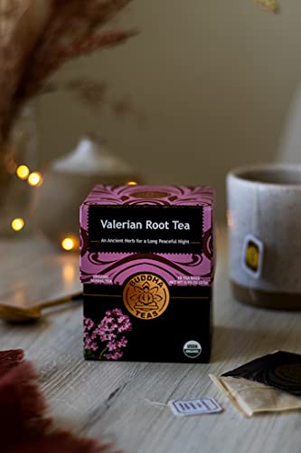 Buddha Teas Organic Valerian Root Tea - Herbal Tea, Caffeine Free