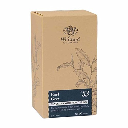 Whittard Tea Earl Grey 50 Traditional Teabags 125g