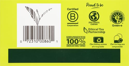 Bigelow Tea Green Tea with Mint, Caffeinated Tea with Green Tea and Peppermint, 20 Count (Pack of 6), 120 Total Tea Bags