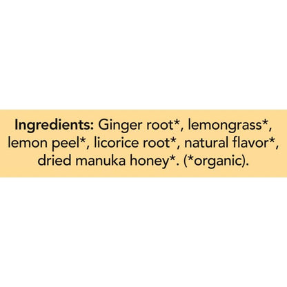 Pukka Organic Lemon, Ginger & Manuka Honey Herbal Tea, 80 Bags