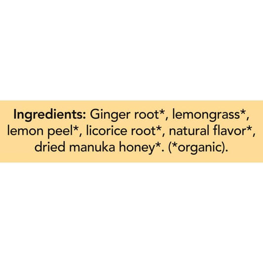 Pukka Organic Lemon, Ginger & Manuka Honey Herbal Tea, 80 Bags